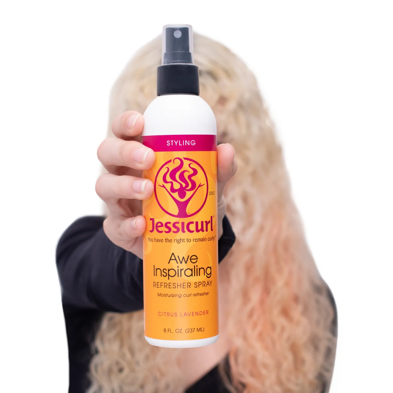 Jessicurl Awe Inspiraling Spray krøllspray uten parfyme 237 ml