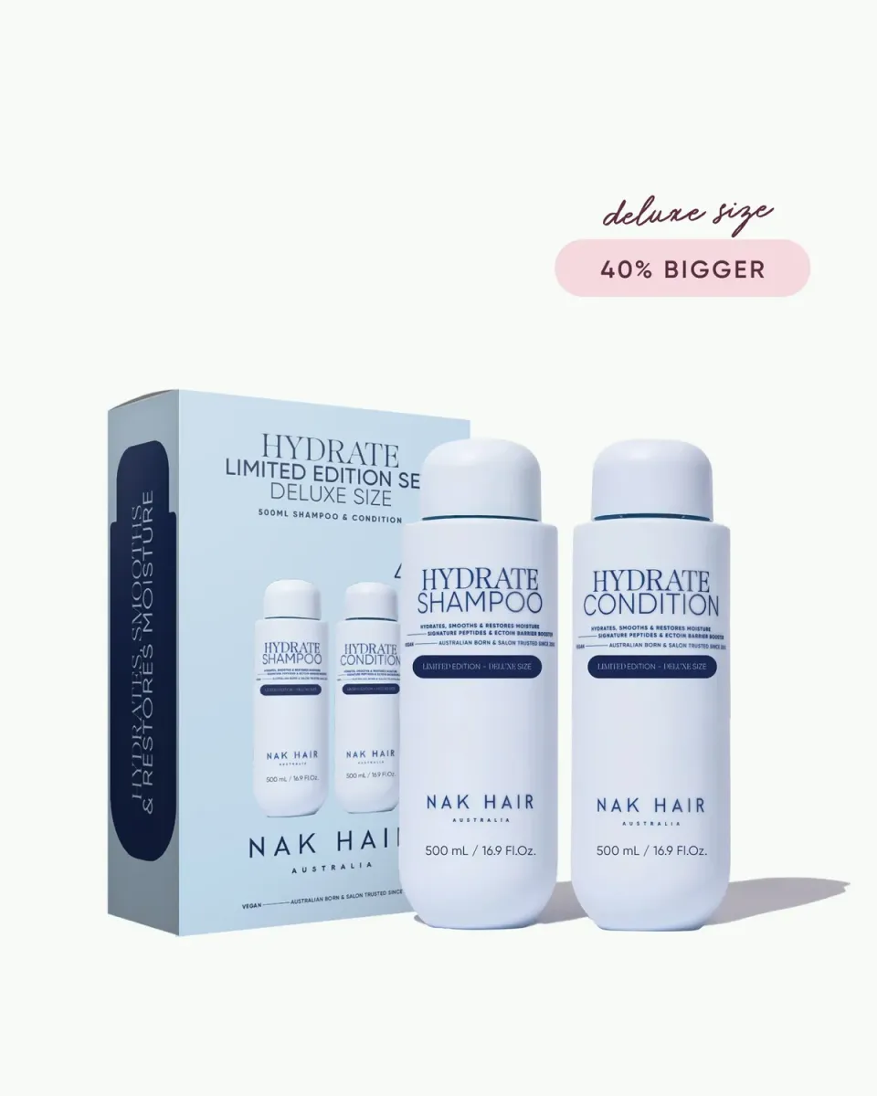 NAK Hydrate Shampoo Condition duo 500 ml fukt