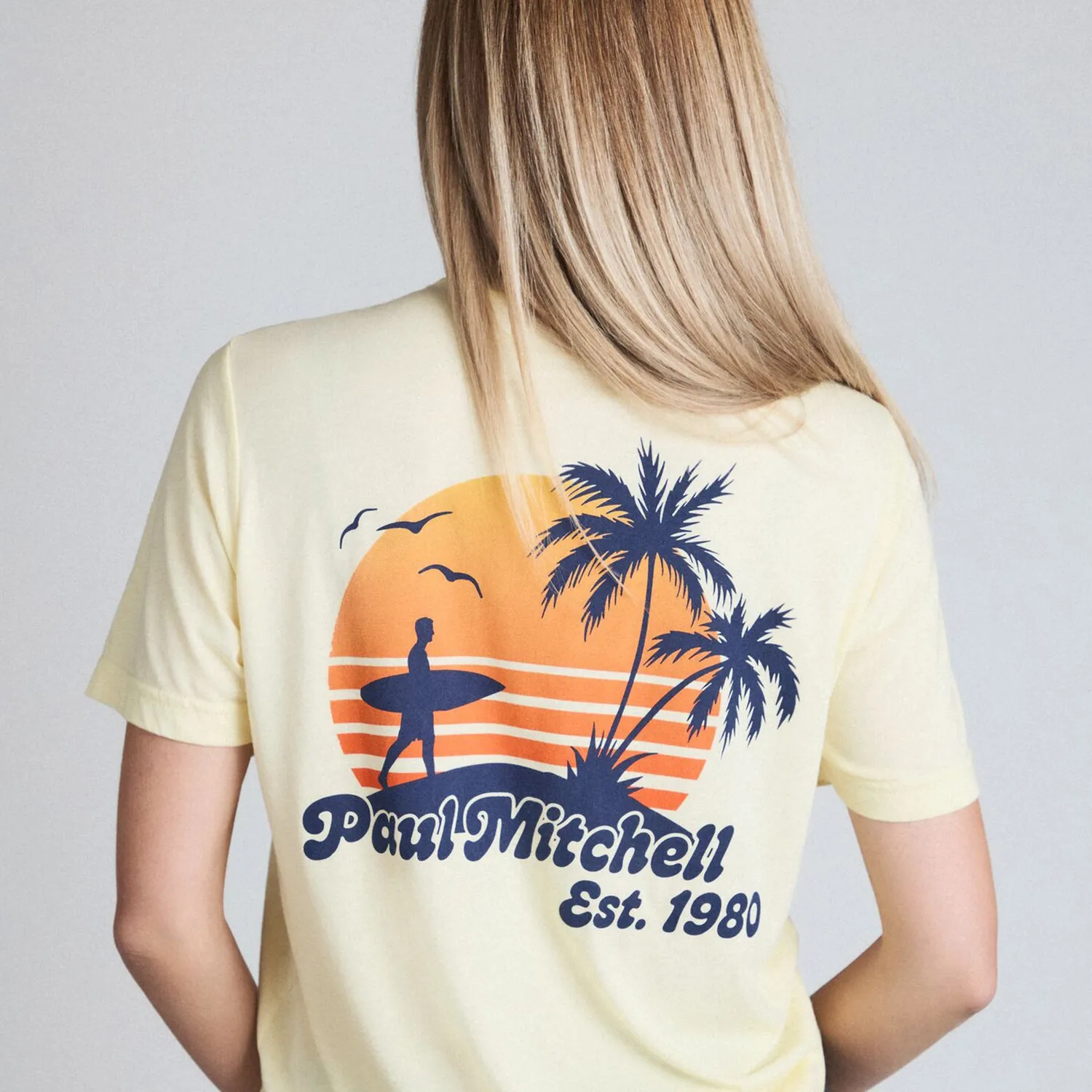 Paul Mitchell Stay Golden t-skjorte lett hverdagsmodell