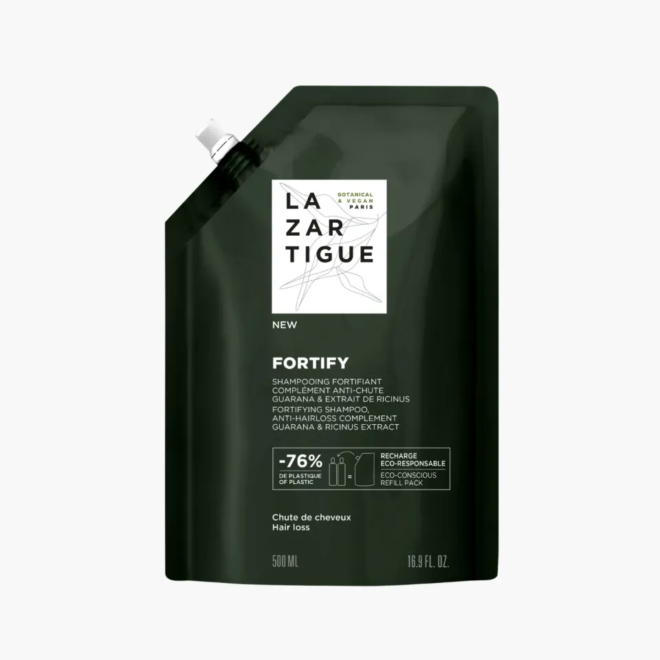 Lazartigue Fortify sjampo refill 500 ml mot hårtap