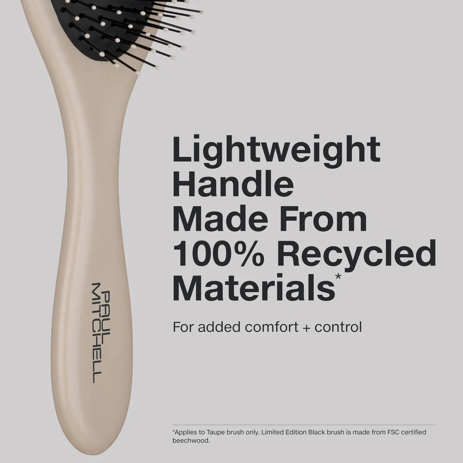 Paul Mitchell Detangling Brush hårbørste svart skånsom
