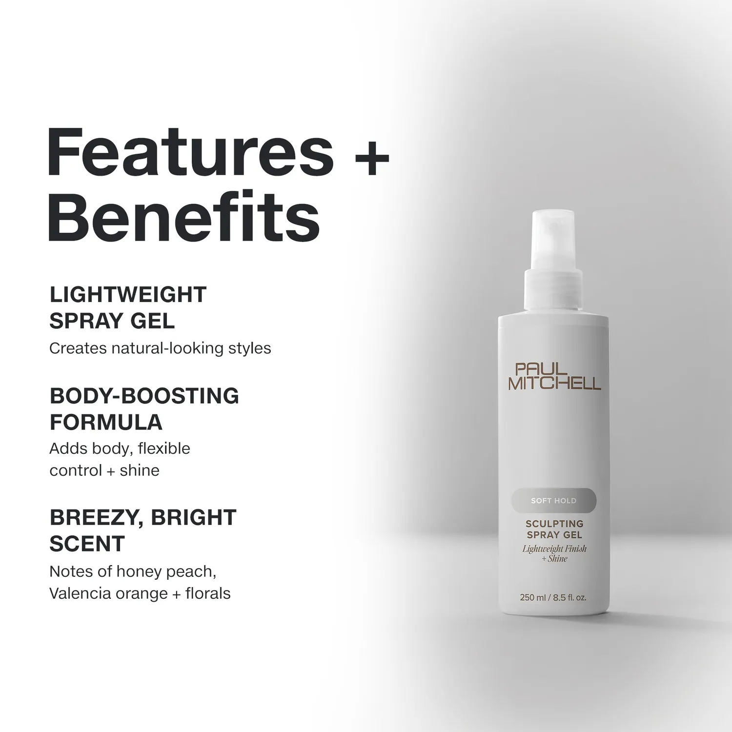 Paul Mitchell Sculpting Spray Gel spraygelé 250 ml fleksibel hold