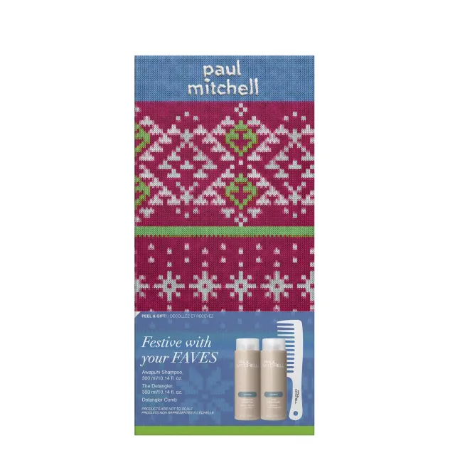Paul Mitchell Faves Holiday gavesett 2x300 ml med kam