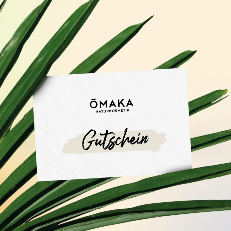 ŌMAKA Naturkosmetikk gavekort digital hårpleie