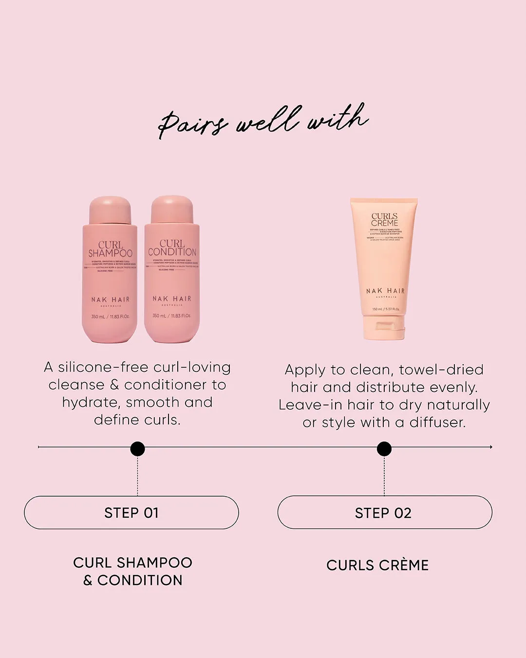 NAK Curl Shampoo sjampo krøller fukt