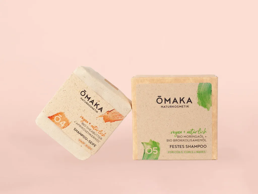 ŌMAKA Hair & Body sjampoesett Bio Rosmarin fast