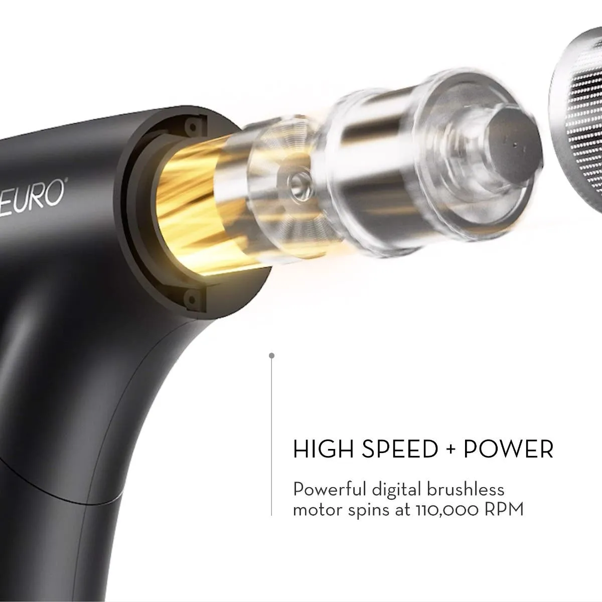Paul Mitchell Neuro Dry+ hårføner hvit sammenleggbar