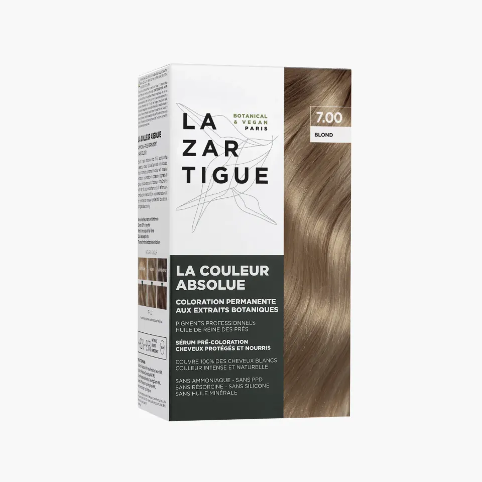 Lazartigue La Couleur Absolue 7.00 hårfarge blond botanisk