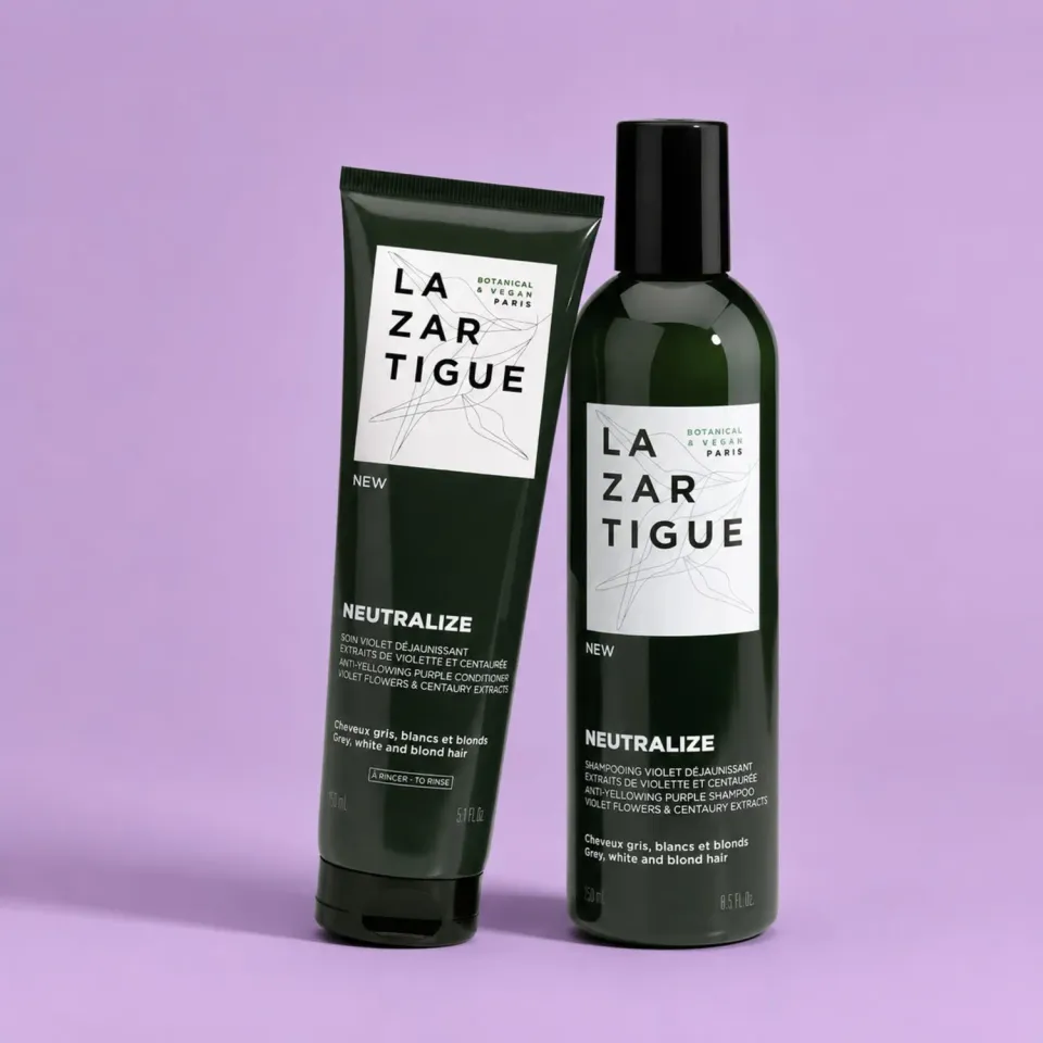 Lazartigue Neutralize Duo hårsjampo blondt grått hår