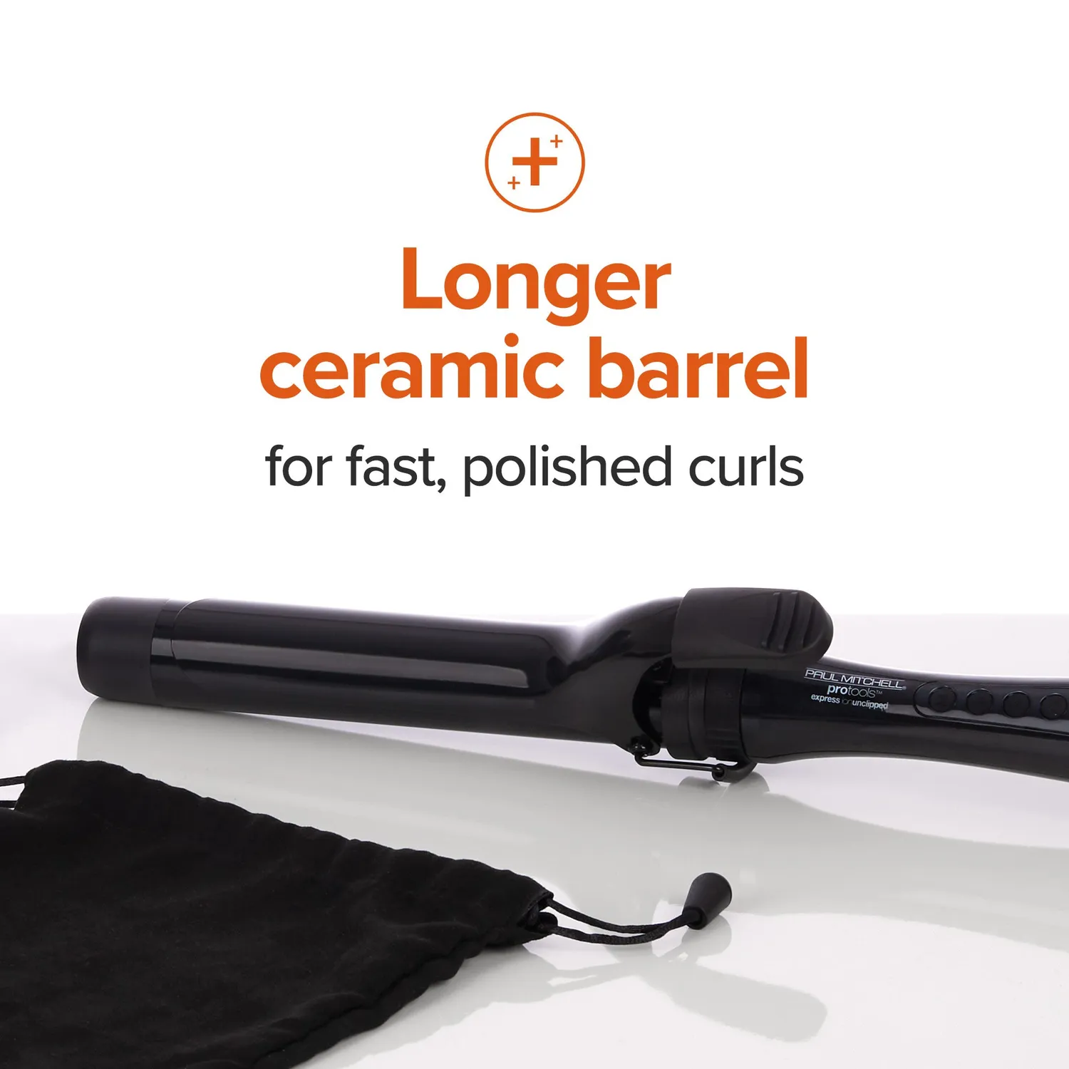 Paul Mitchell Express Ion Clipped krølltang 32 mm keramisk