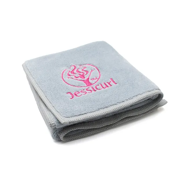 Jessicurl Microfiber Scrunching håndkle lysegrått 16x16