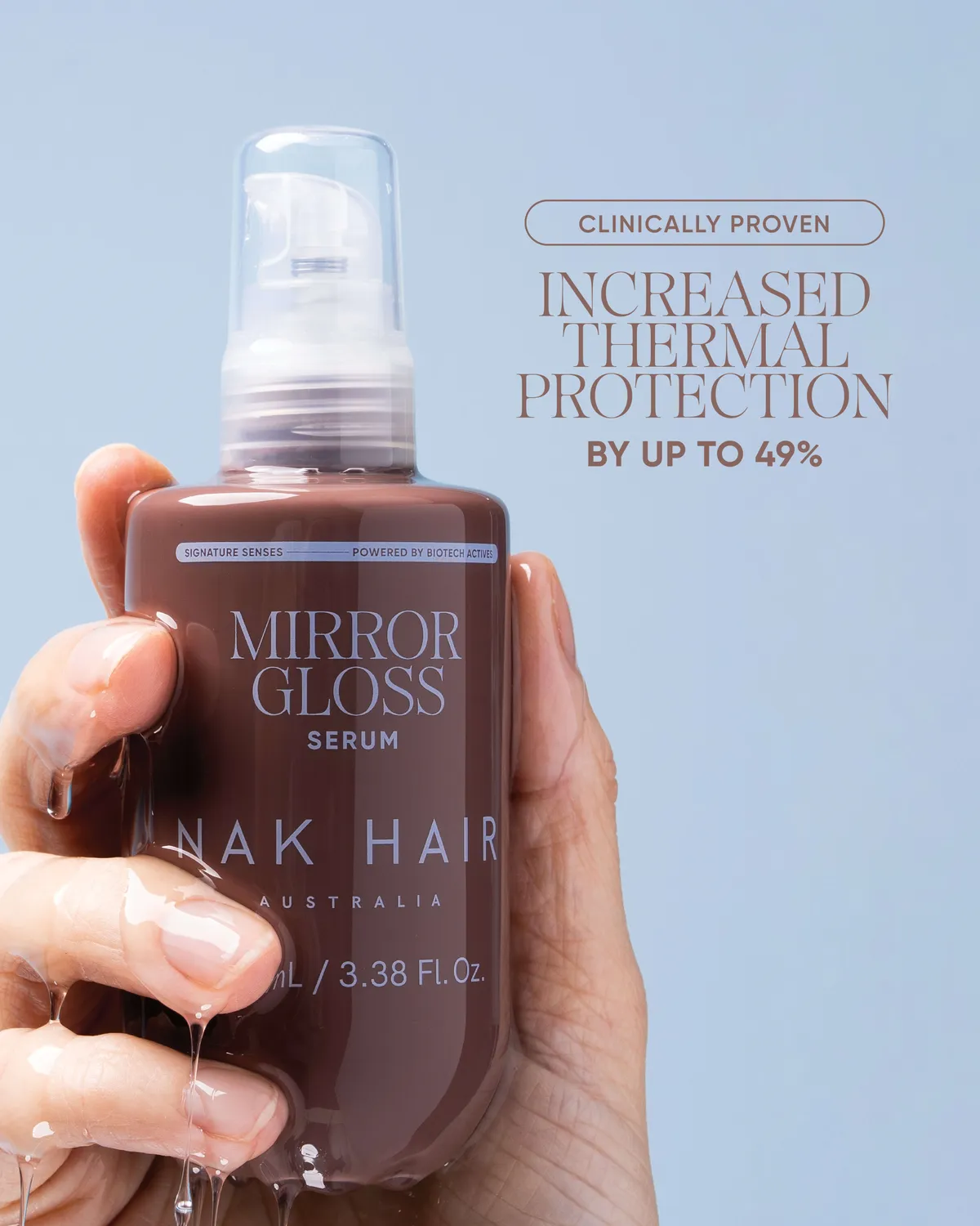 NAK Signature Mirror Gloss hårserum glans