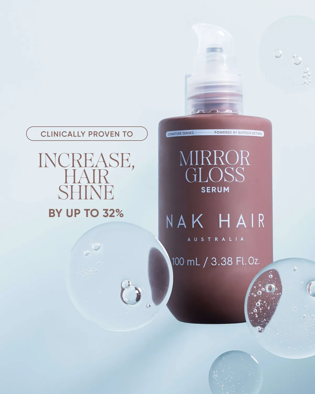 NAK Signature Mirror Gloss hårserum glans