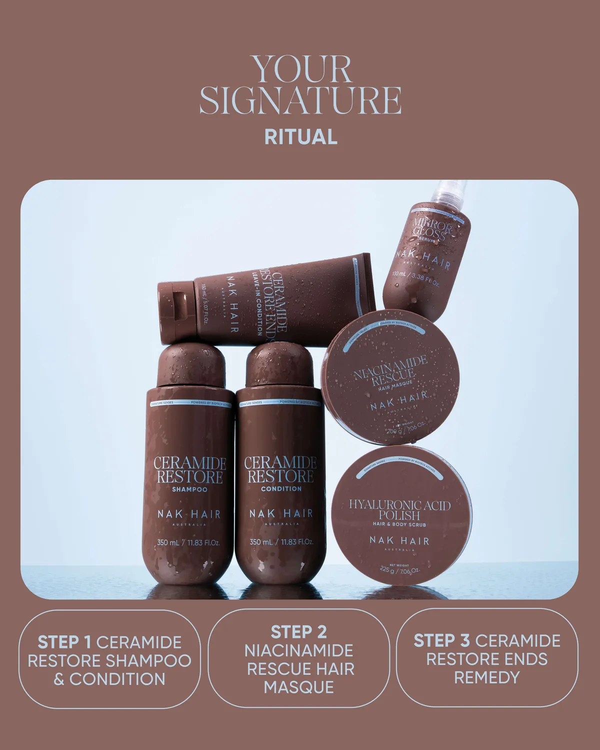 NAK Signature Niacinamide Rescue Hair Masque tørt hår