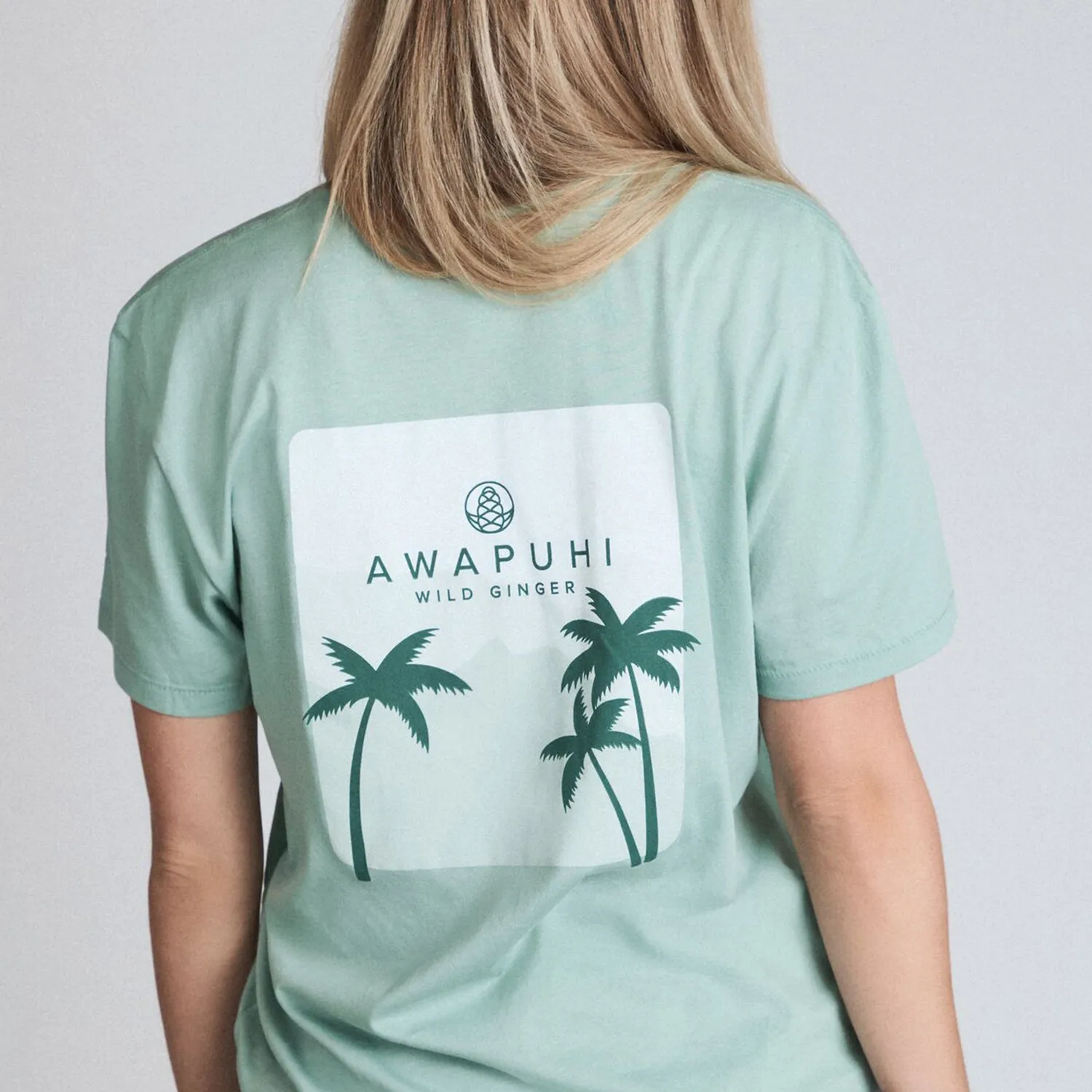 Paul Mitchell Awapuhi Wild Ginger t-skjorte lett bomull
