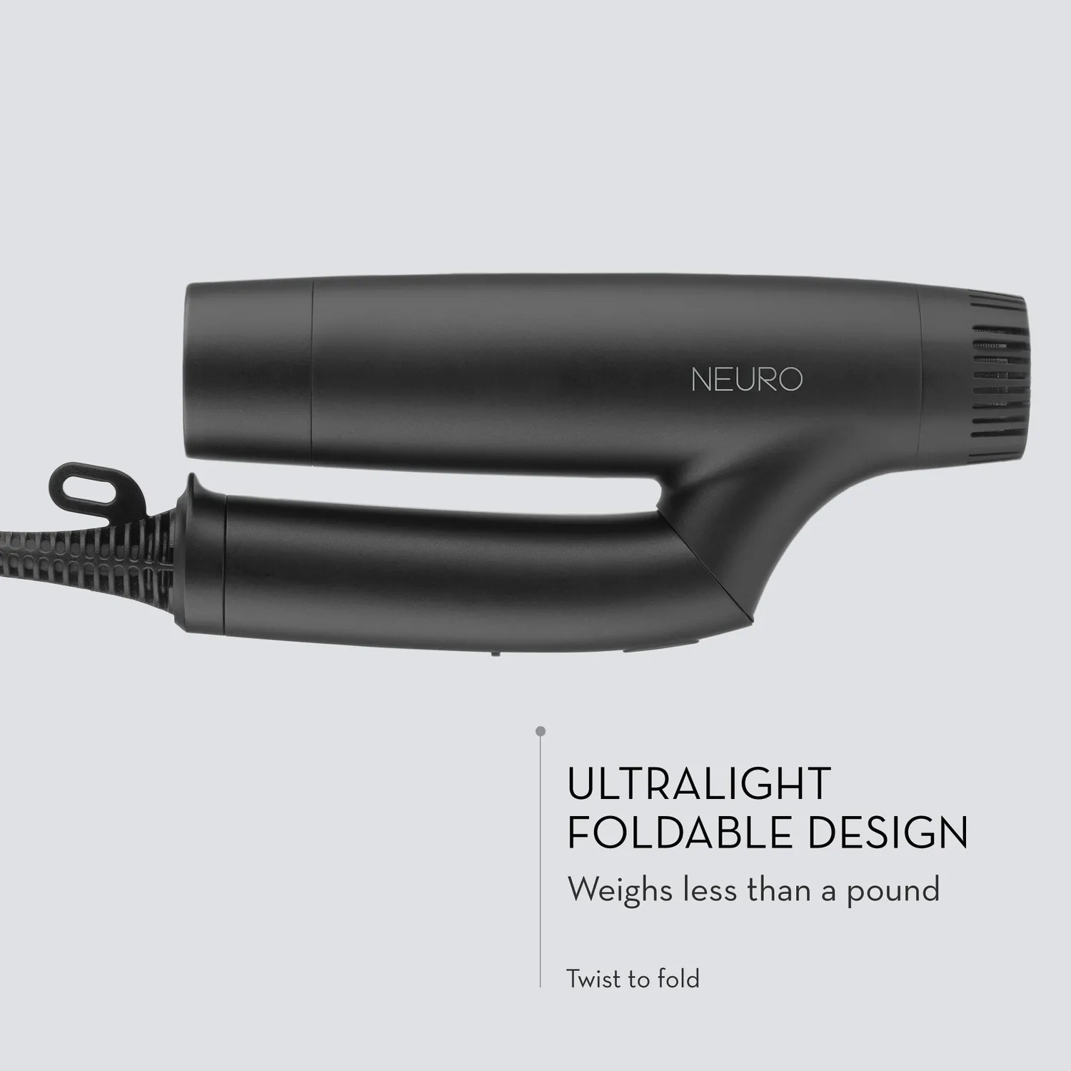 Paul Mitchell Neuro Dry+ hårføner hvit sammenleggbar