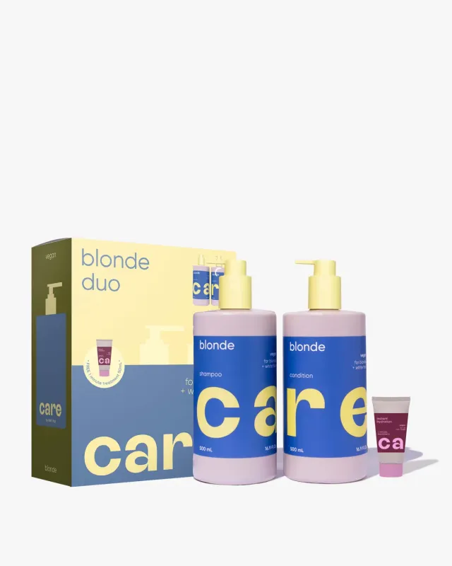 NAK Care Blonde Holiday Duo sjampo 2x500ml kaldblond