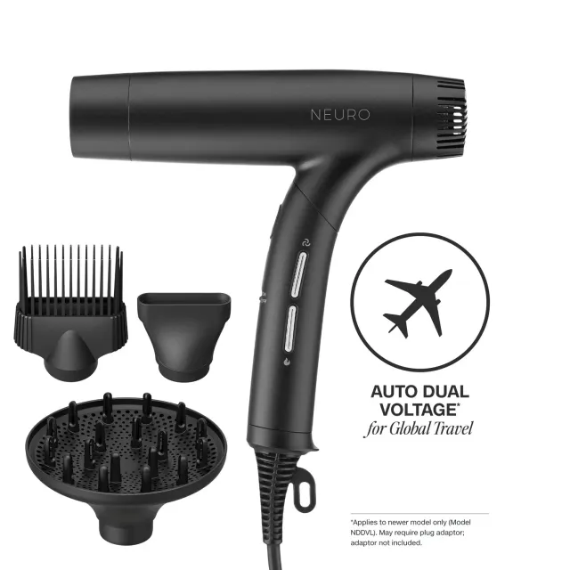 Paul Mitchell Neuro Dry+ hårføner hvit sammenleggbar