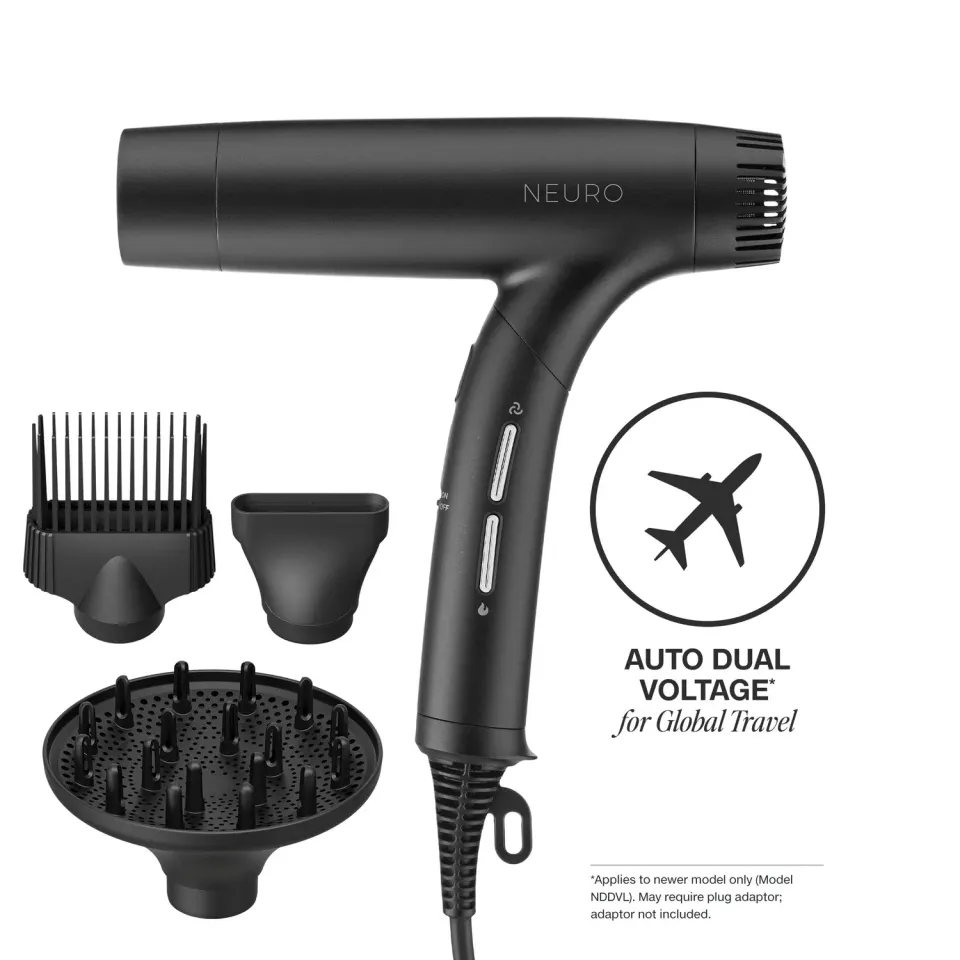 Paul Mitchell Neuro Dry+ hårføner hvit sammenleggbar
