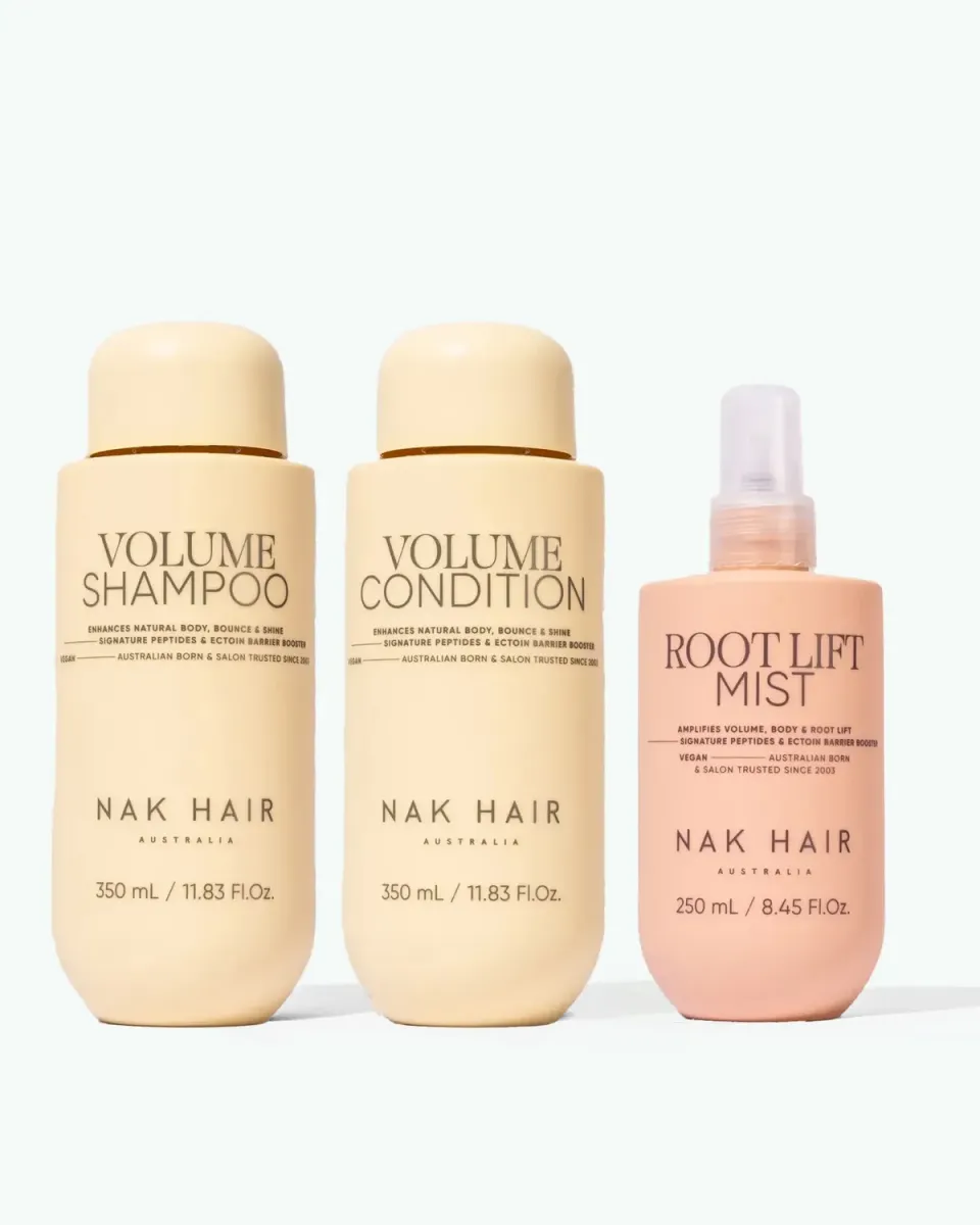 NAK Volume Signature Edit hårsett sjampo balsam mist lett volum