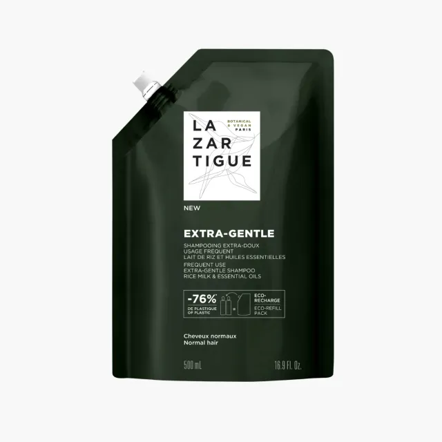 Lazartigue Extra-Gentle refill sjampo rismelk
