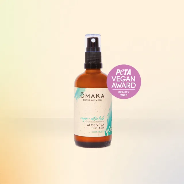ŌMAKA Aloe Vera Splash spray duftfri fukt