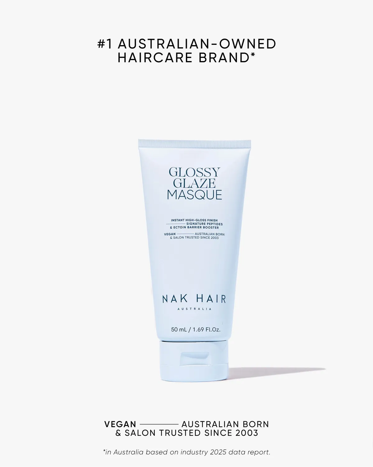 NAK Signature Glossy Glaze Masque hårmaske mini glans