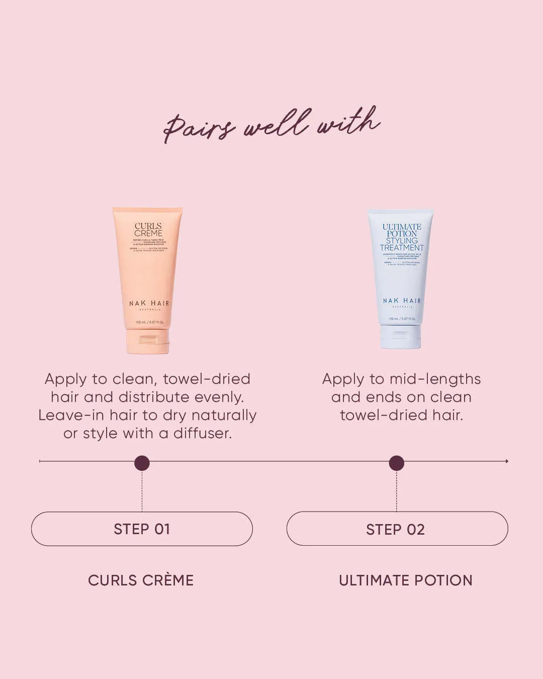NAK Curls Crème krøllkrem for definerte krøller