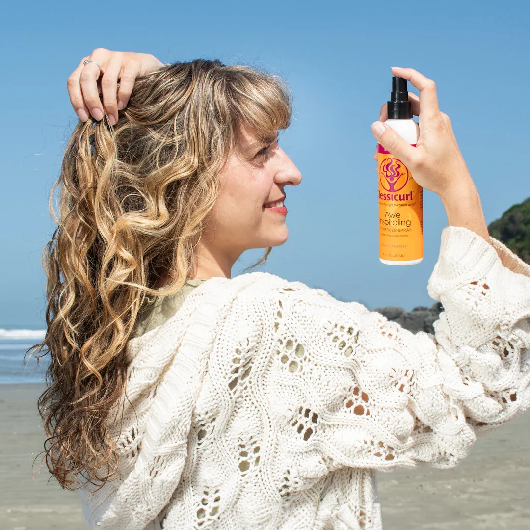 Jessicurl Awe Inspiraling Spray krøllspray uten parfyme 237 ml
