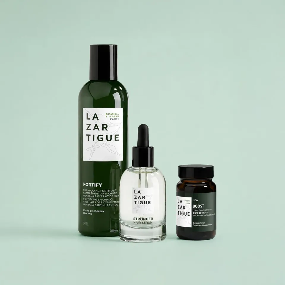 Lazartigue Réactionnelle rutine hårtap sjampo serum kapsler
