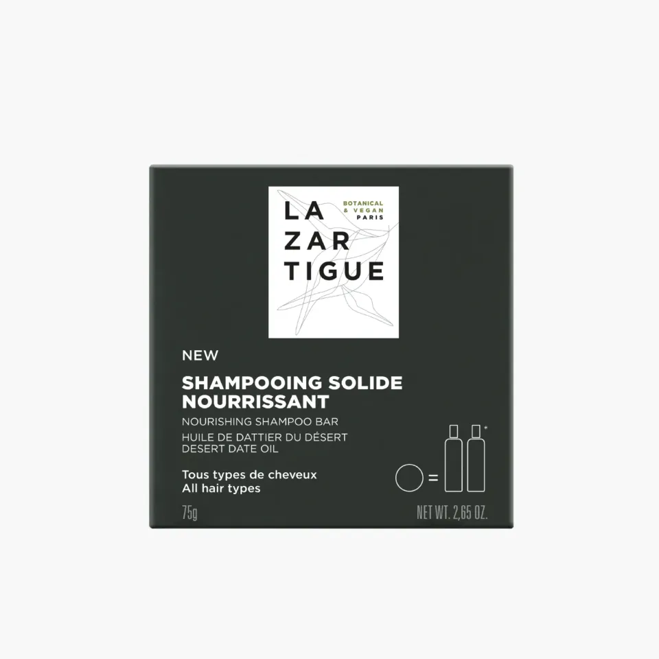 Lazartigue Shampoing Solide Nourrissant fastsjampo nærende
