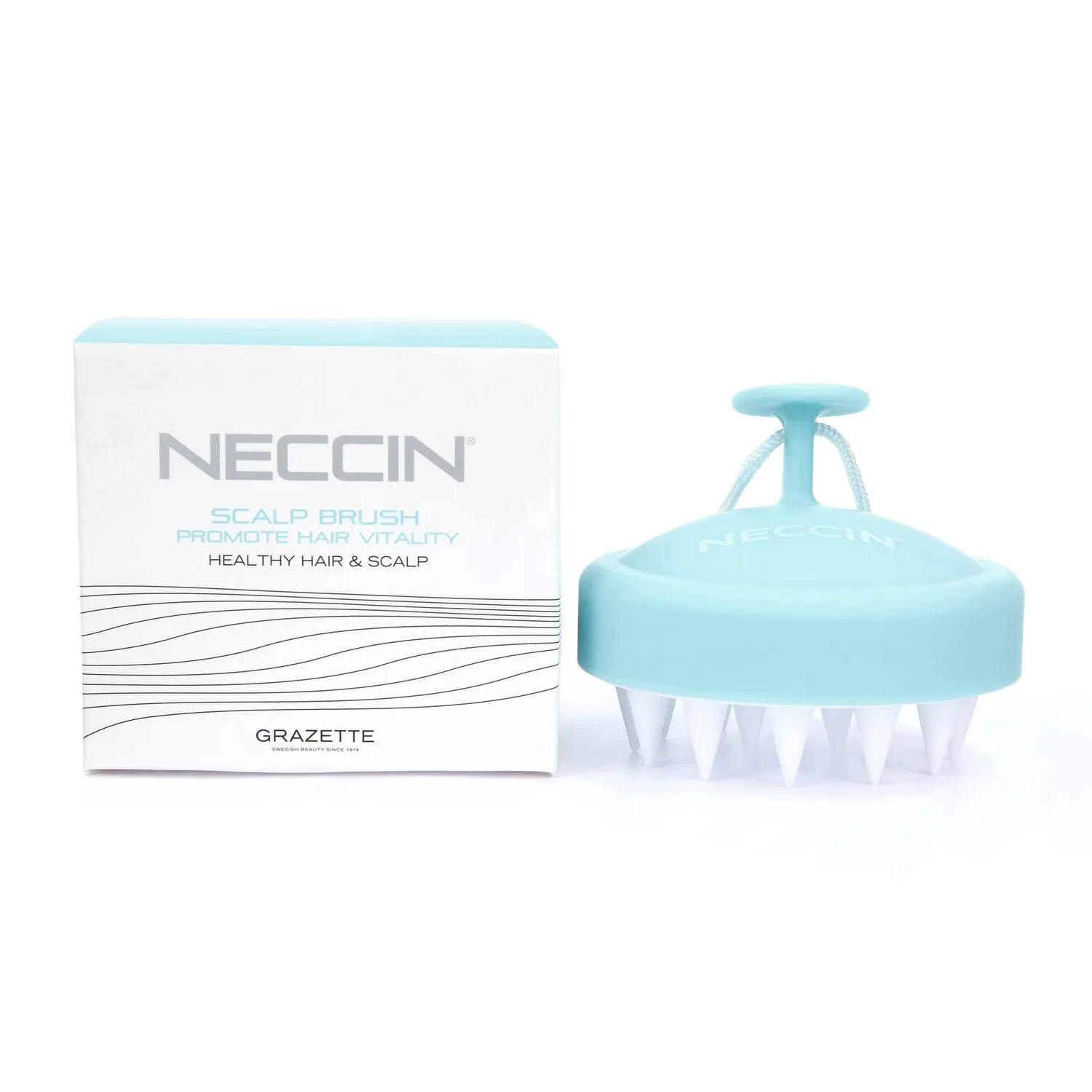 Neccin Scalp Brush hodebunnsbørste myk massasje