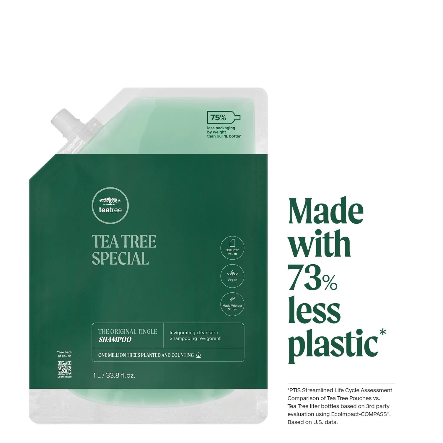 Paul Mitchell Tea Tree Special Sjampo refill pouch frisk