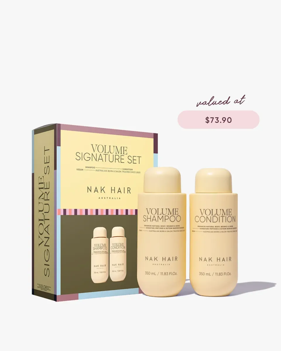 NAK Signature Holiday Volume Duo sjamp8099 balsam fyldig volum