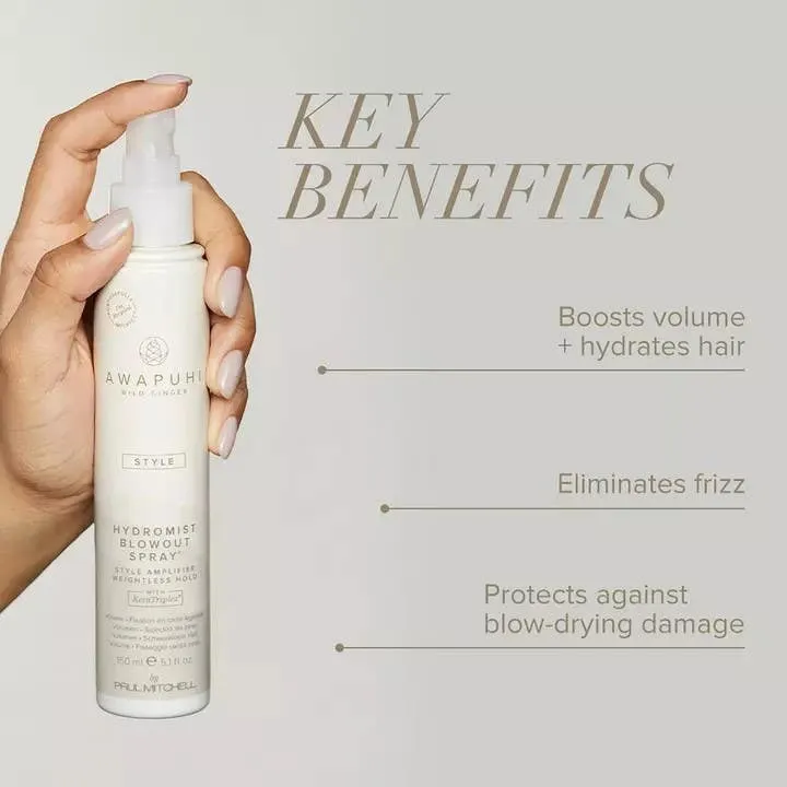 Paul Mitchell Awapuhi HydroMist Blowout fønspray 150 ml volum