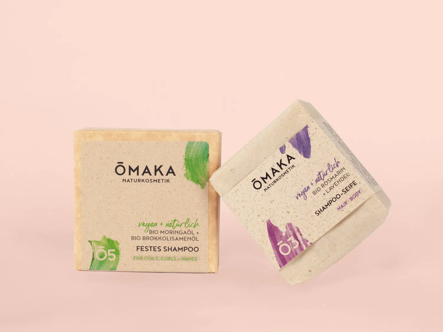 ŌMAKA Hair & Body sjampoesett Bio Rosmarin fast