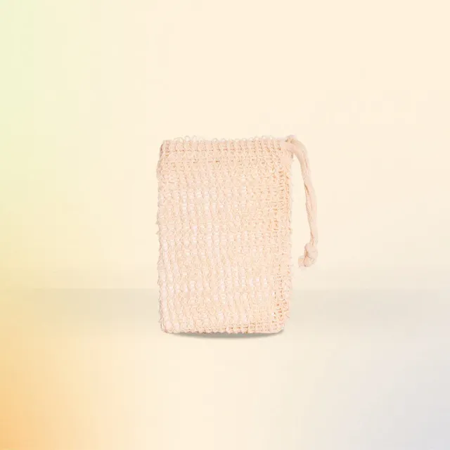 ŌMAKA såpepose i sisal 14x9,5 cm naturlig peeling