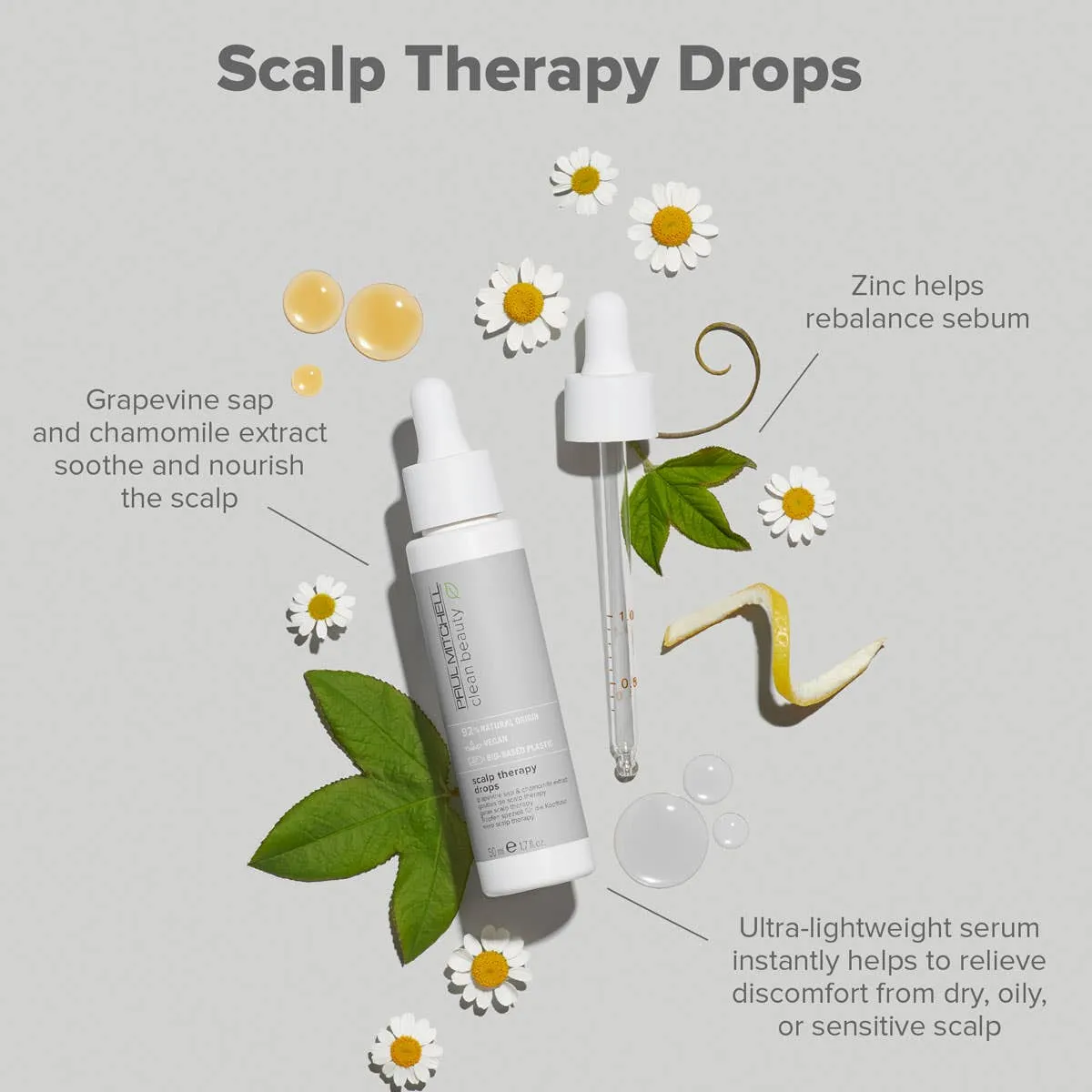 Paul Mitchell Clean Beauty Scalp Therapy Drops 50 ml