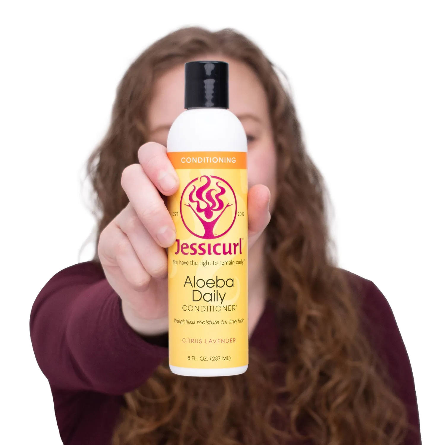 Jessicurl Aloeba balsam 473 ml lett fint hår