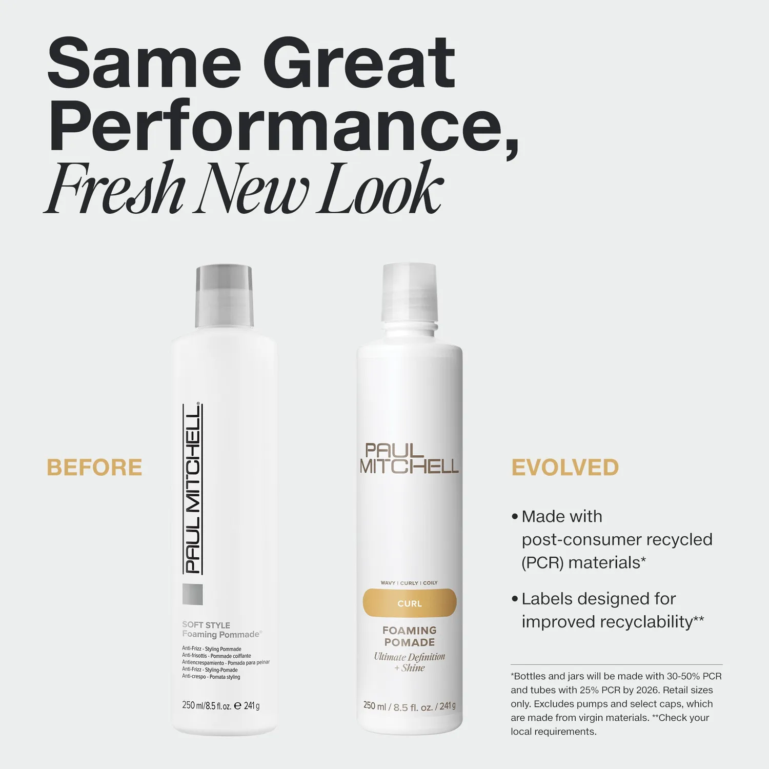 Paul Mitchell Foaming Pomade skum 250 ml for krøller