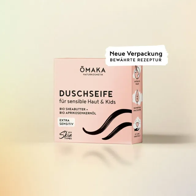 ŌMAKA dusjsåpe uten parfyme fast stykke sensitiv hud