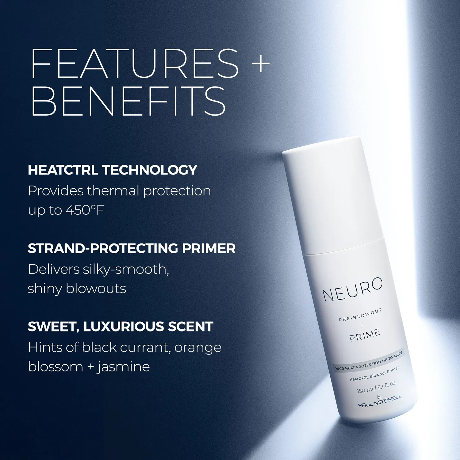 Paul Mitchell Neuro Prime HeatCTRL blowout-primer 150 ml varmebeskyttende