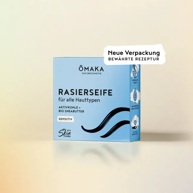 ŌMAKA fast barbersåpe med duft normal og tørr hud