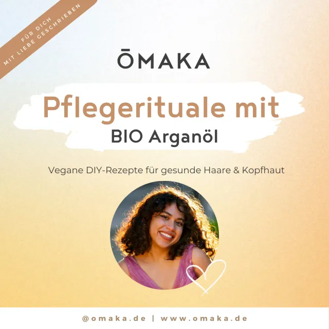 ŌMAKA Naturkosmetikk e-bok arganolje krøller DIY