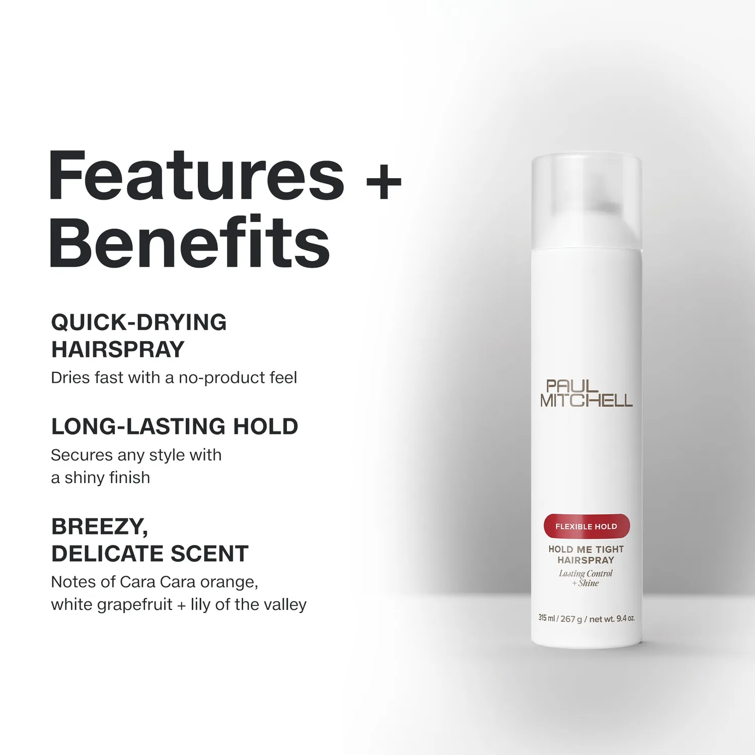 Paul Mitchell Hold Me Tight hårspray 250 ml fleksibel hold
