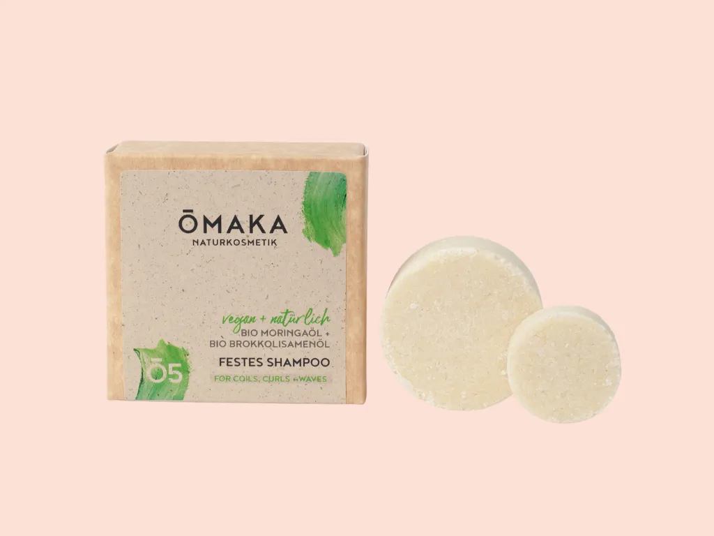 ŌMAKA Besties Set Nice & Clean fastsjampo krøller 55g+10g