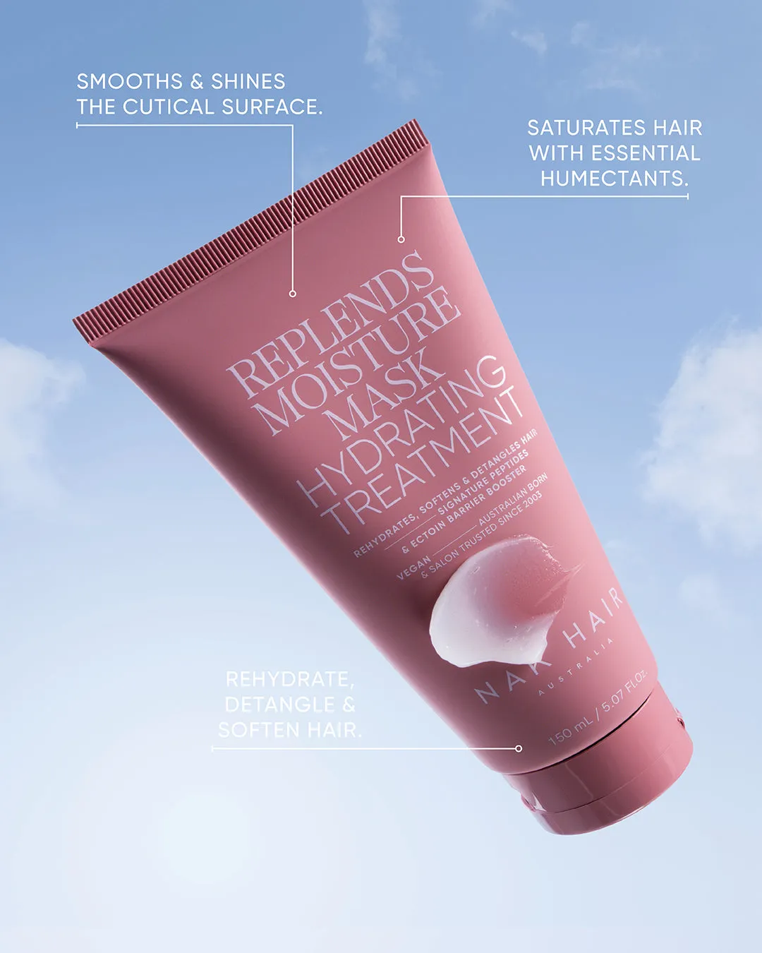 NAK Replends Moisture Mask hårmaske krøller