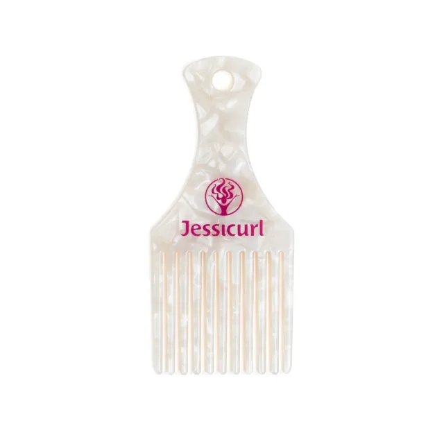Jessicurl Hair Pick volumkam Pearl for krøller