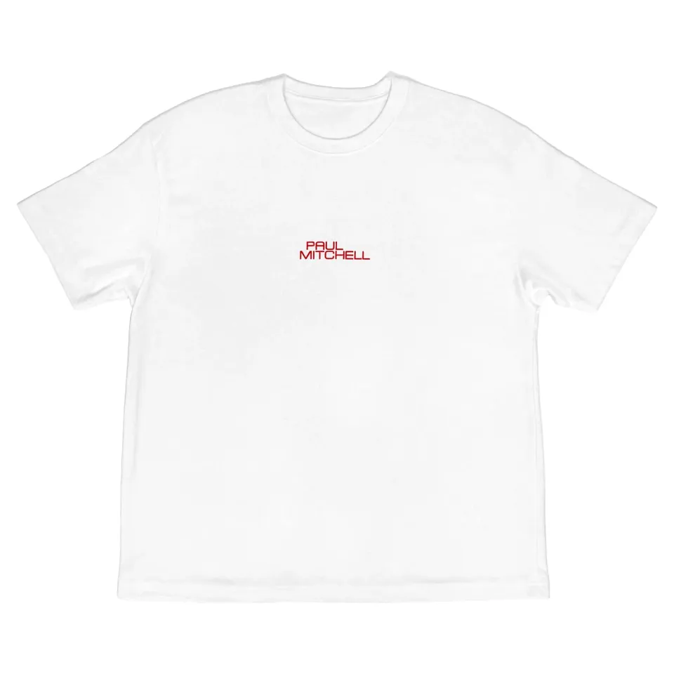 Paul Mitchell Cherry Tee t-skjorte unisex tung bomull