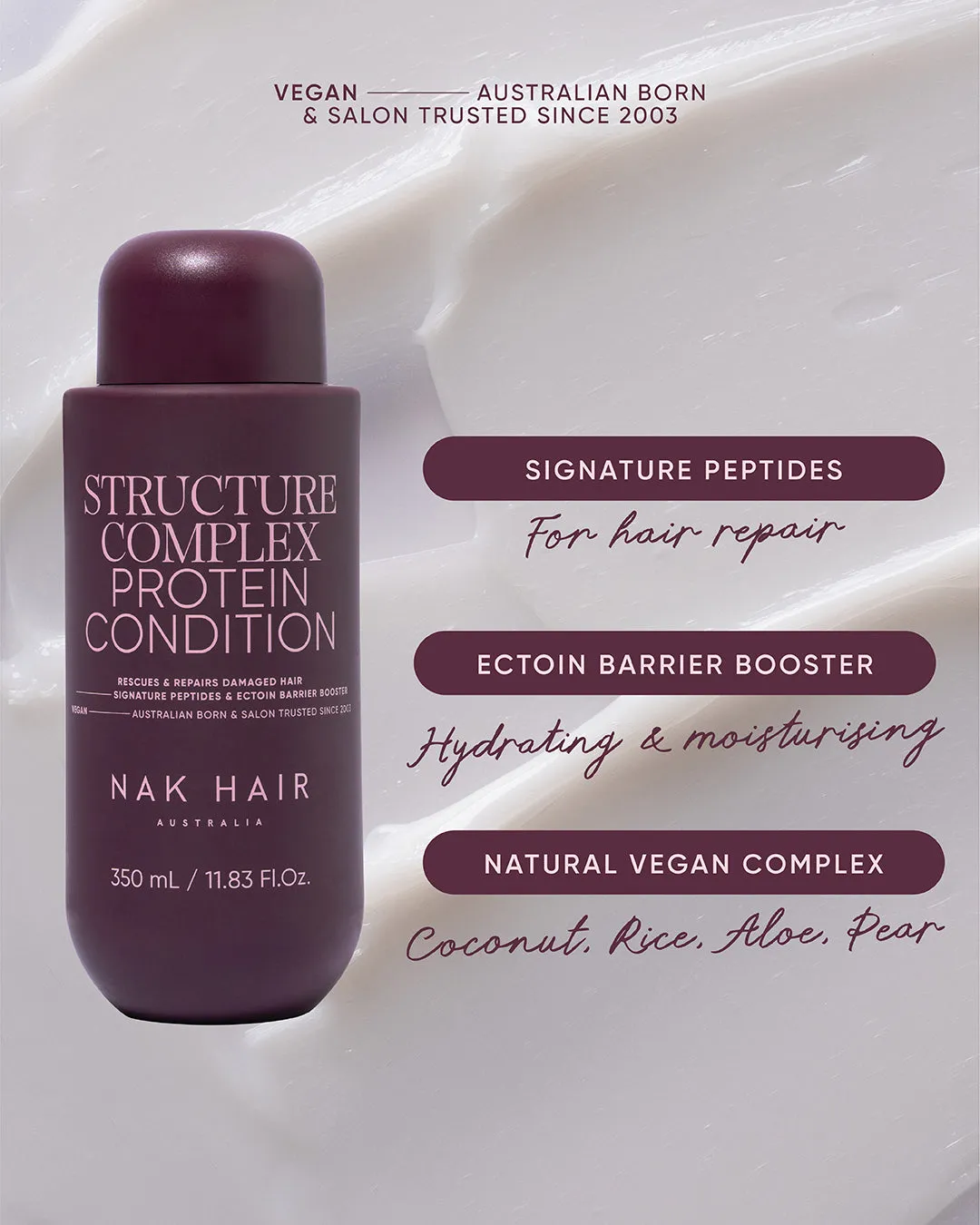 NAK Structure Complex Protein Conditioner balsam